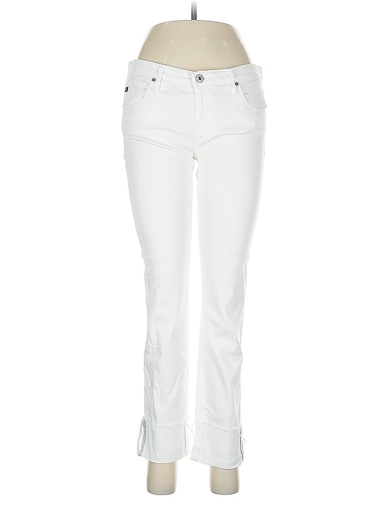 Pre-owned Adriano Goldschmied Jeans In White