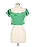 Unbranded Green Short Sleeve Top Size L - photo 2