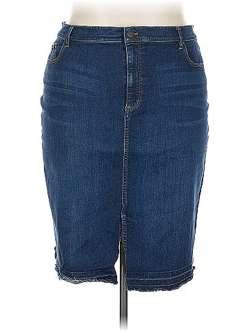 Ann Taylor Denim Skirt (view 1)