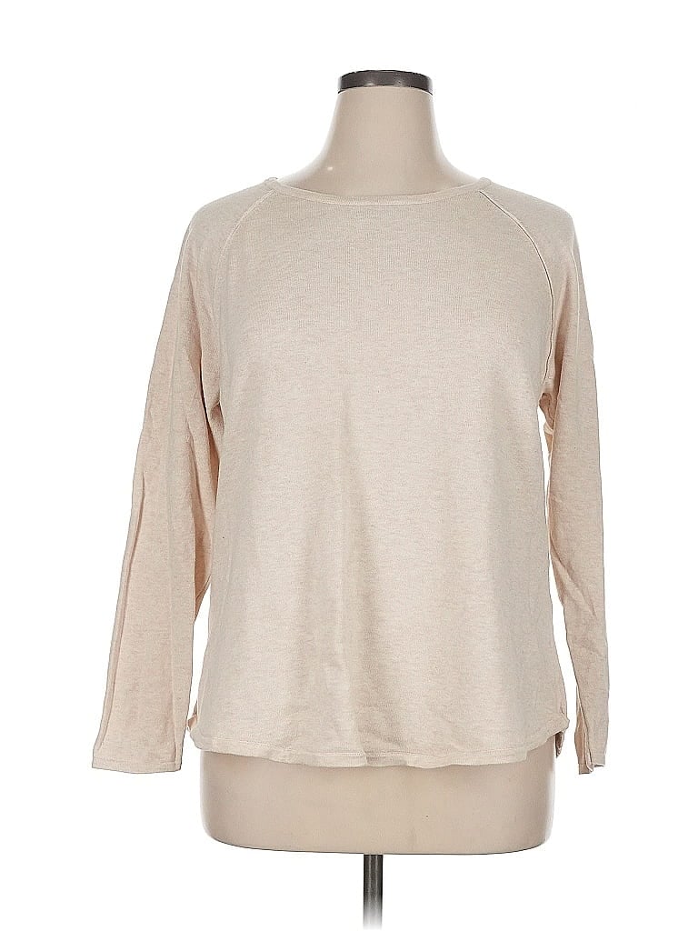 Pre-owned Karen Scott Sweatshirt In Brown