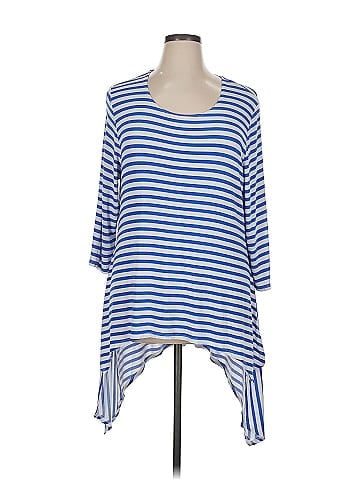 Travelers by Chico's 3/4 Sleeve T-Shirt (view 1)
