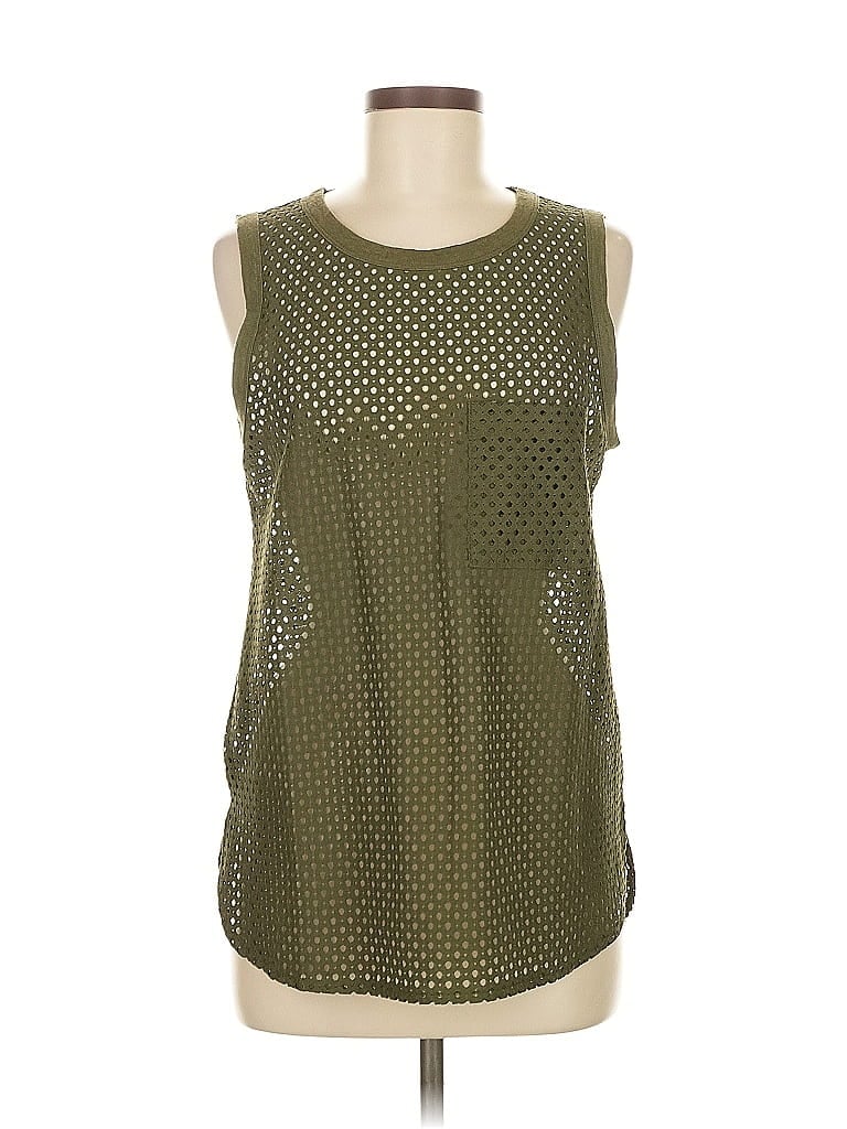 Click to view more detailed imagery on our partner's website Pre-owned Banana Republic Sleeveless T-shirt In Green