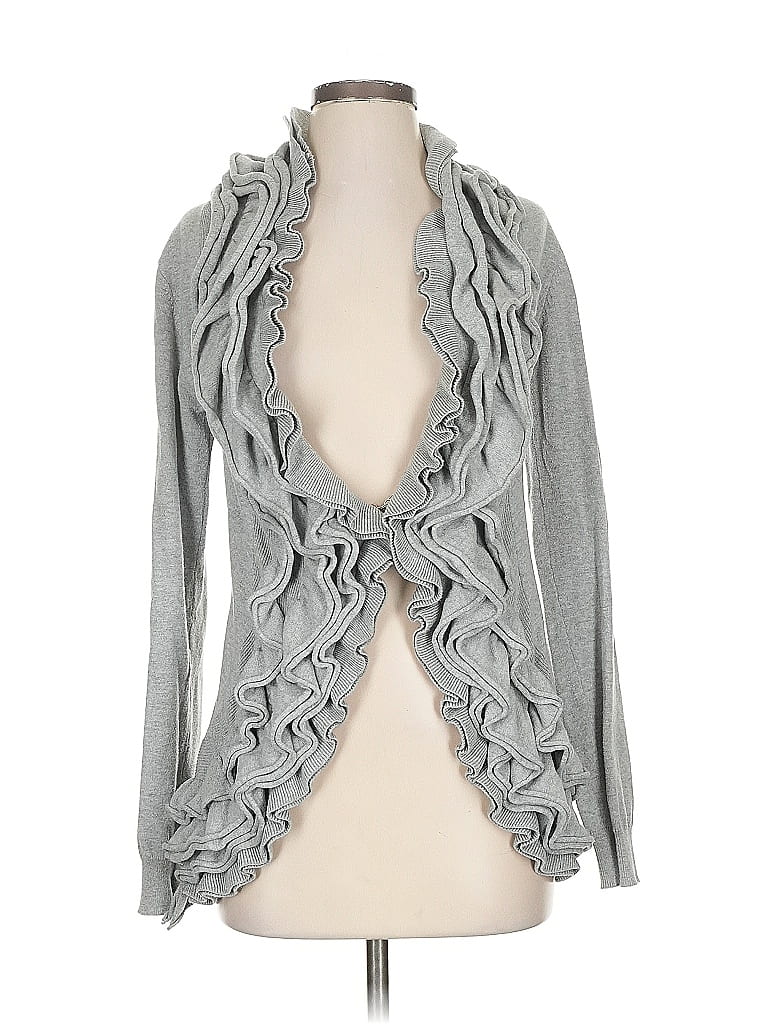 Pre-owned Romeo & Juliet Couture Cardigan Sweater In Gray