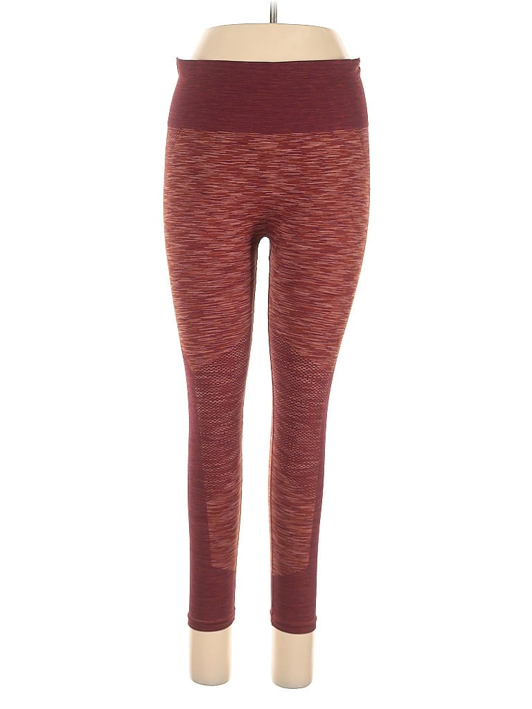 Pre-owned Joylab Leggings In Burgundy
