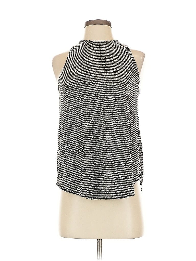 Pre-owned Abercrombie & Fitch Tank Top Gray Halter Neckline Tops
