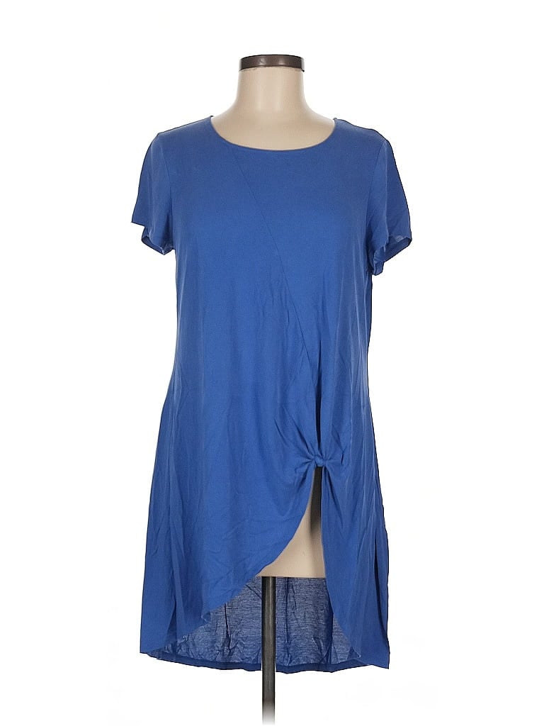 Pre-owned Chico's Short Sleeve T-shirt In Blue