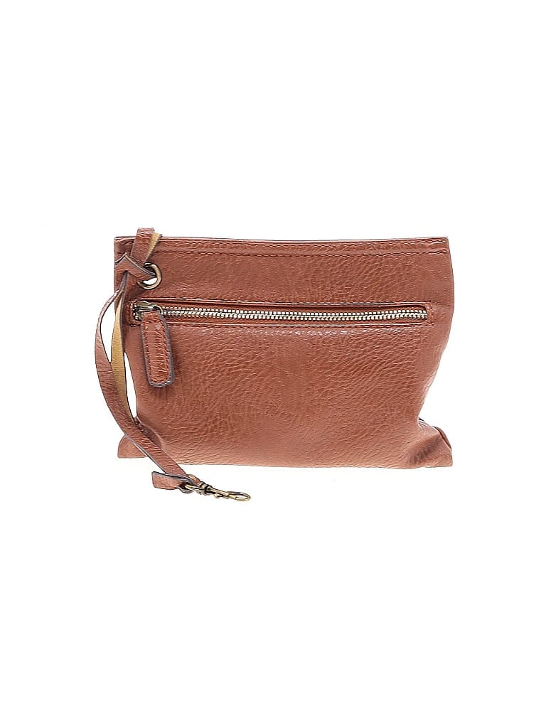 Pre-owned Unbranded Wristlet In Brown