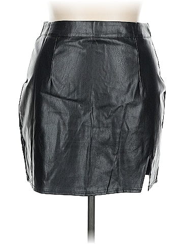 Lulus Faux Leather Skirt (view 1)