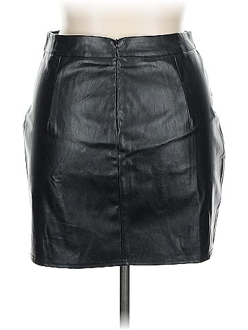 Lulus Faux Leather Skirt (view 2)