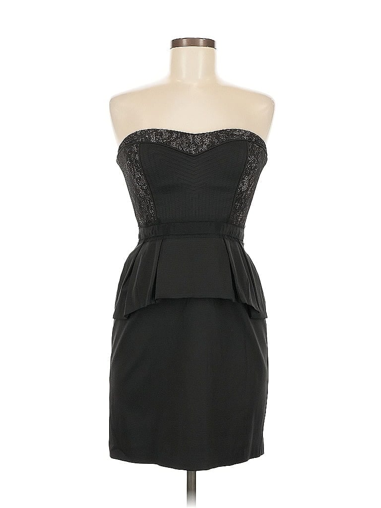 Pre-owned Bcbgmaxazria Cocktail Dress In Black
