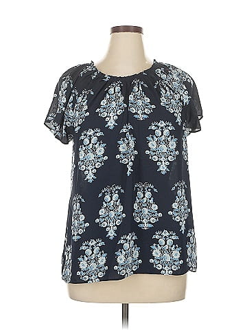 Ann Taylor LOFT Outlet Short Sleeve Blouse (view 1)
