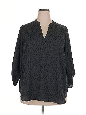 Lush 3/4 Sleeve Blouse (view 1)