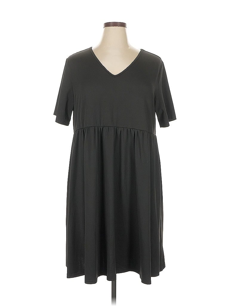 Pre-owned Shein Curve Casual Dress In Gray