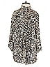 Auguste 100% Rayon Animal Print Ivory Romper Size 2 - photo 1