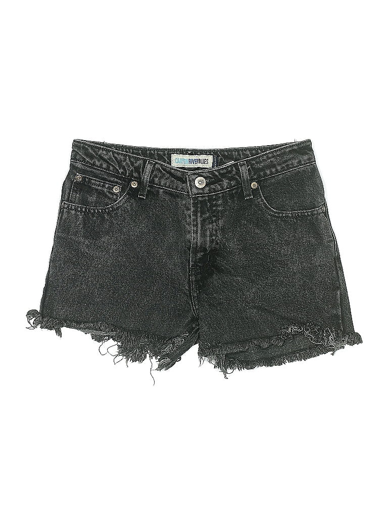 Pre-owned Canyon River Blues Denim Shorts In Black
