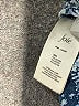 Joie 100% Polyester Paisley Blue Long Sleeve Blouse Size S - photo 8
