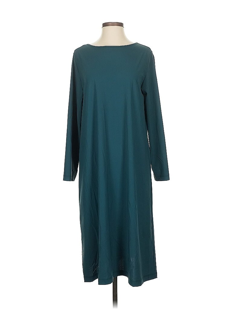 bryn WALKER Solid Teal Casual Dress Size S - photo 1