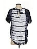 Assorted Brands Tie-dye Silver Black Short Sleeve Blouse Size S - photo 2