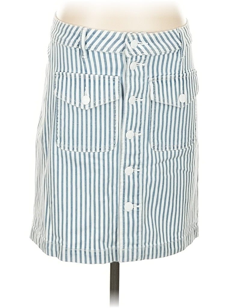Ann Taylor Loft Casual Skirt In Blue