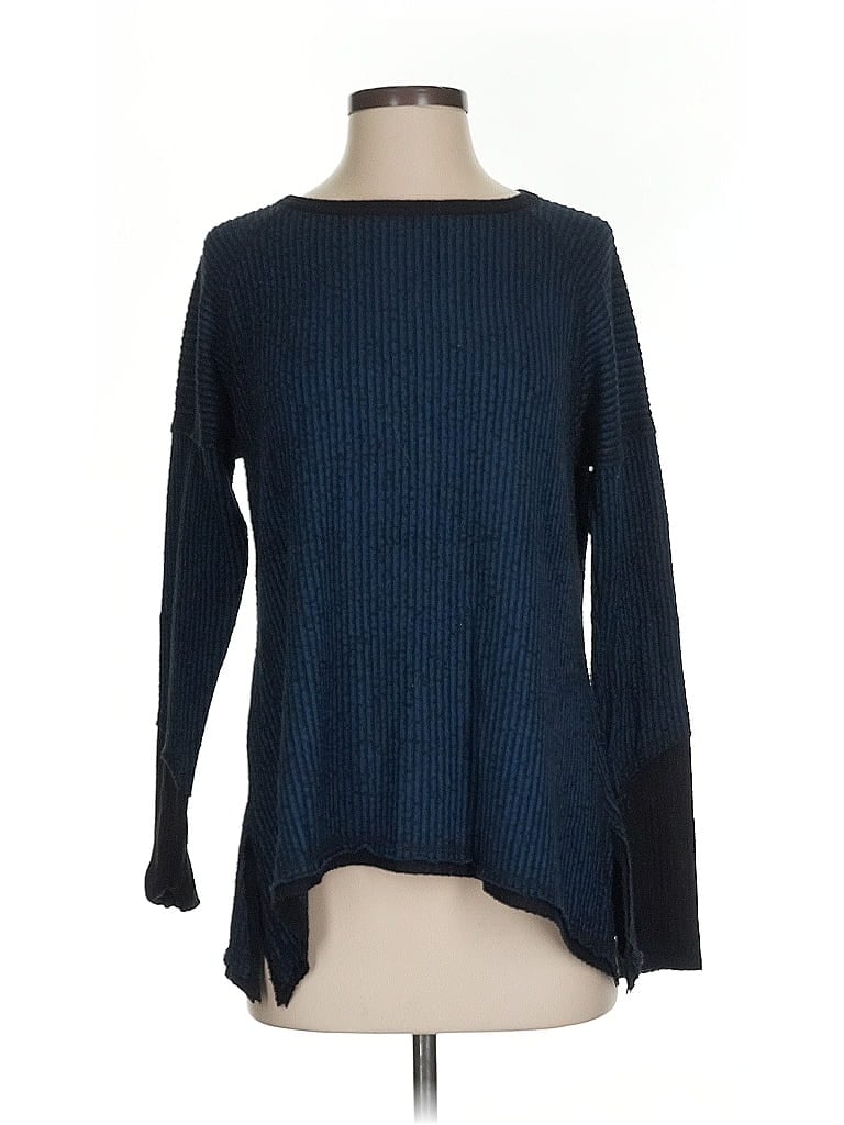 Pre-owned Peyton Jensen Pullover Sweater In Blue