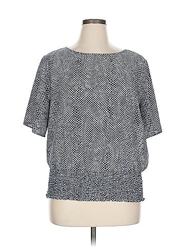 MICHAEL Michael Kors Short Sleeve Blouse (view 1)