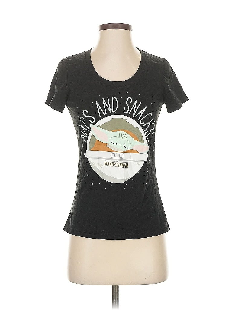 Pre-owned Star Wars Short Sleeve T-shirt In Black