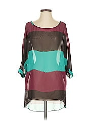 Allegra K 3/4 Sleeve Blouse