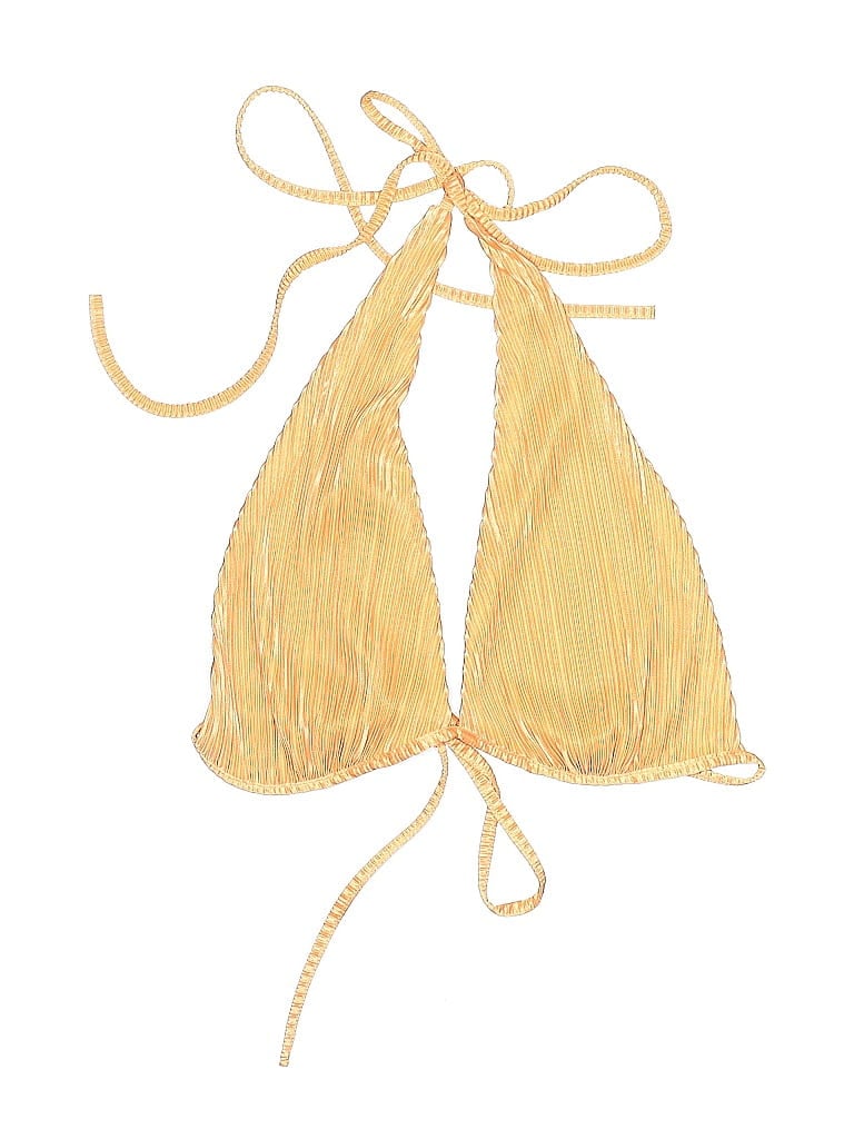 Pre-owned Unbranded Swimsuit Top Orange Swimwear