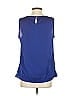 Talbots 100% Polyester Blue Sleeveless Blouse Size XS - photo 2