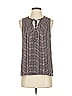 J.Crew 100% Polyester Blue Sleeveless Blouse Size XS - photo 1
