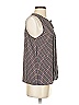 J.Crew 100% Polyester Blue Sleeveless Blouse Size XS - photo 4