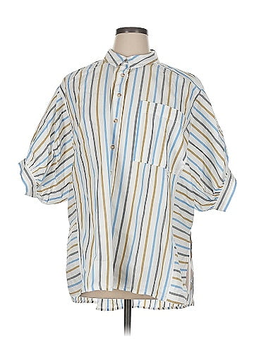 Pilcro Short Sleeve Button-Down Shirt (view 1)
