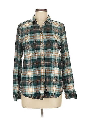 American Eagle Outfitters Long Sleeve Button-Down Shirt (view 1)