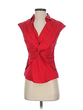 Moda International Sleeveless Button Down Shirt