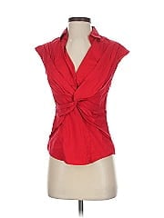 Moda International Sleeveless Button Down Shirt