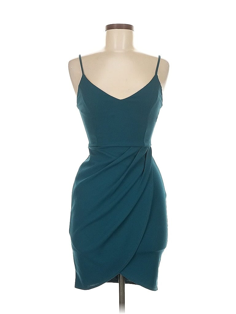 Pre-owned Lulus Cocktail Dress In Blue