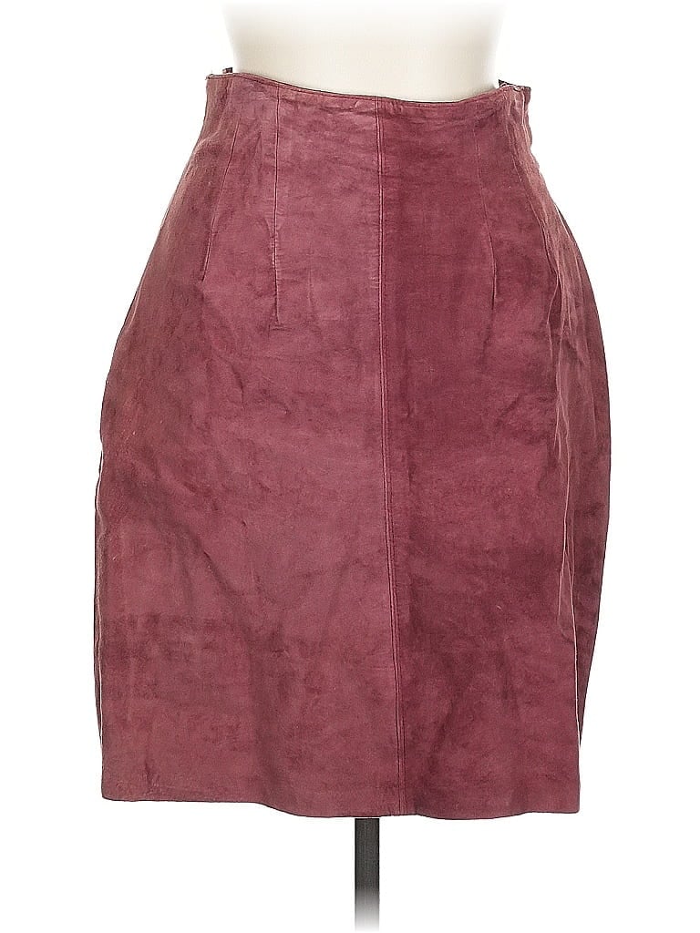 Pre-owned Amanda Smith Formal Skirt In Burgundy