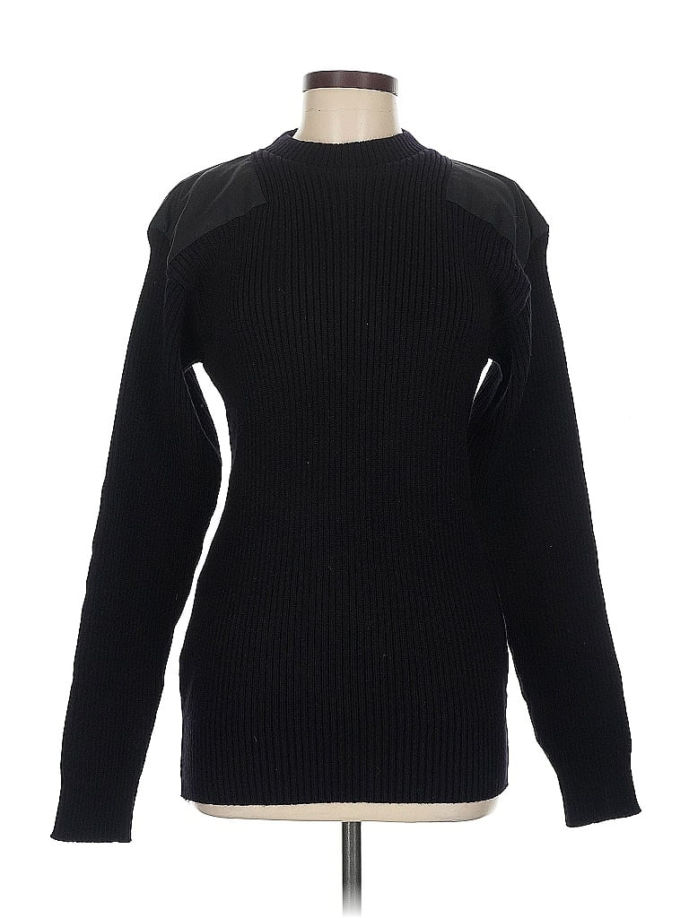 Pre-owned Unbranded Pullover Sweater In Black