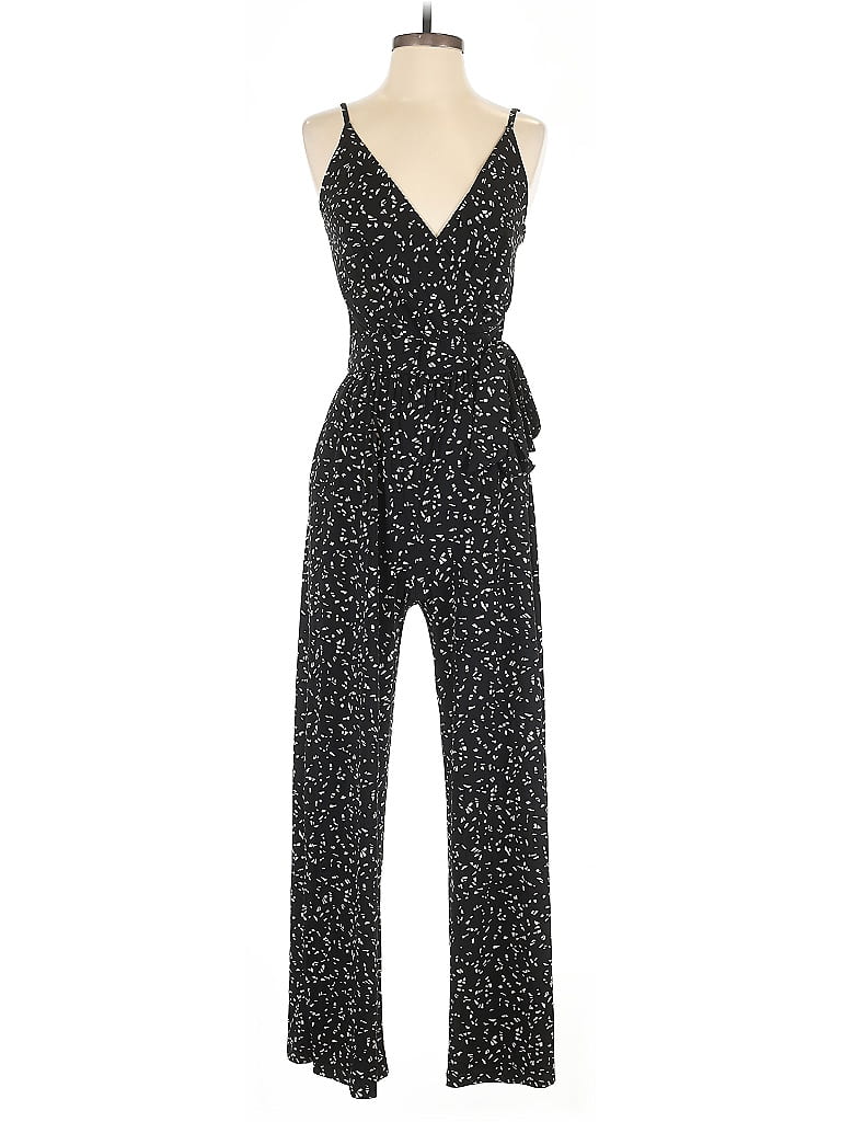 Pre-owned Kaileigh Jumpsuit In Black