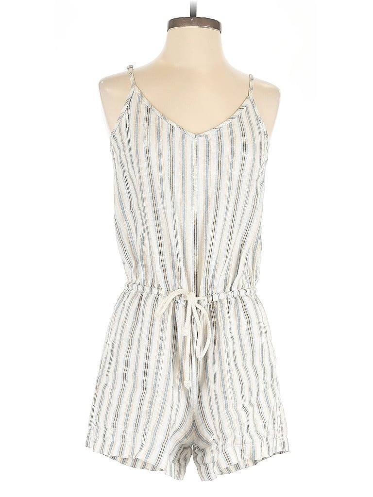 Pre-owned Lou & Grey For Loft Romper In White