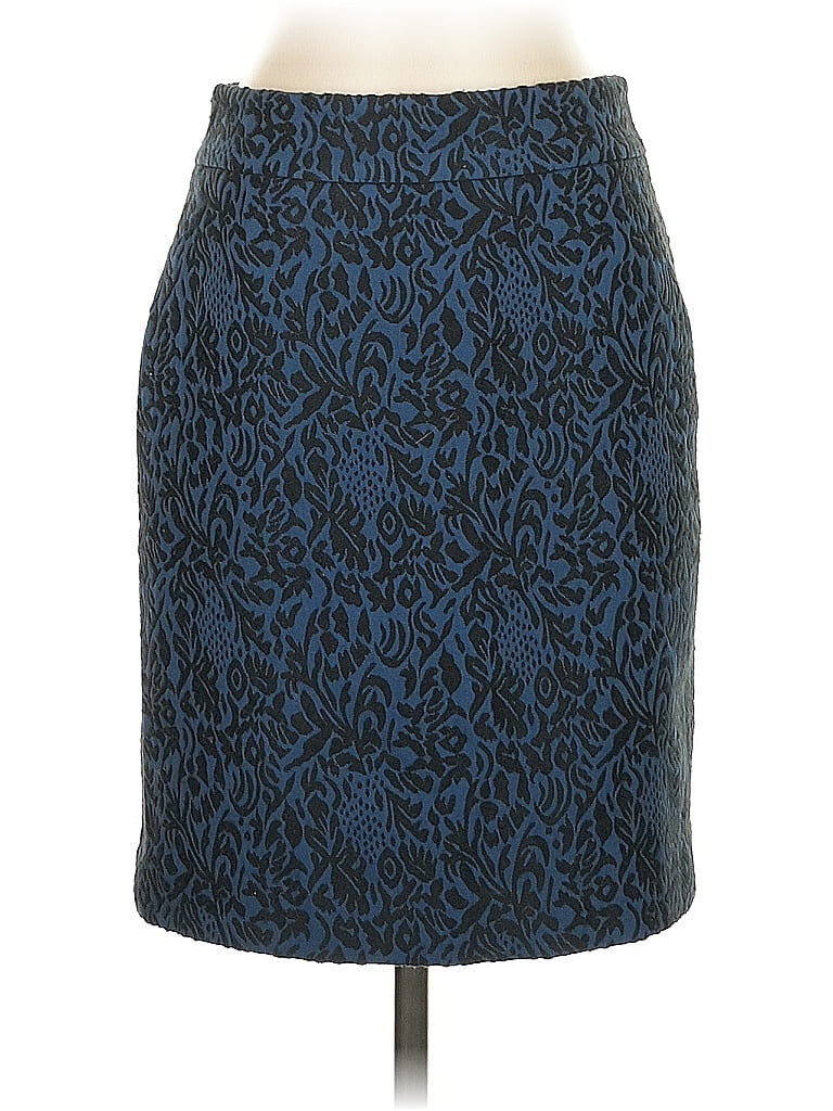 Pre-owned Ann Taylor Factory Formal Skirt In Blue