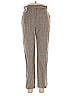 Brooks Brothers Chevron-herringbone Gray Brown Wool Pants Size 6 - photo 1