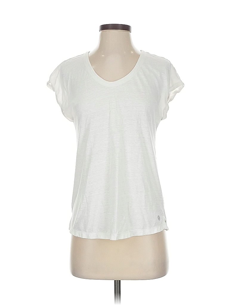 T by Talbots Ivory Short Sleeve T-Shirt Size S - photo 1