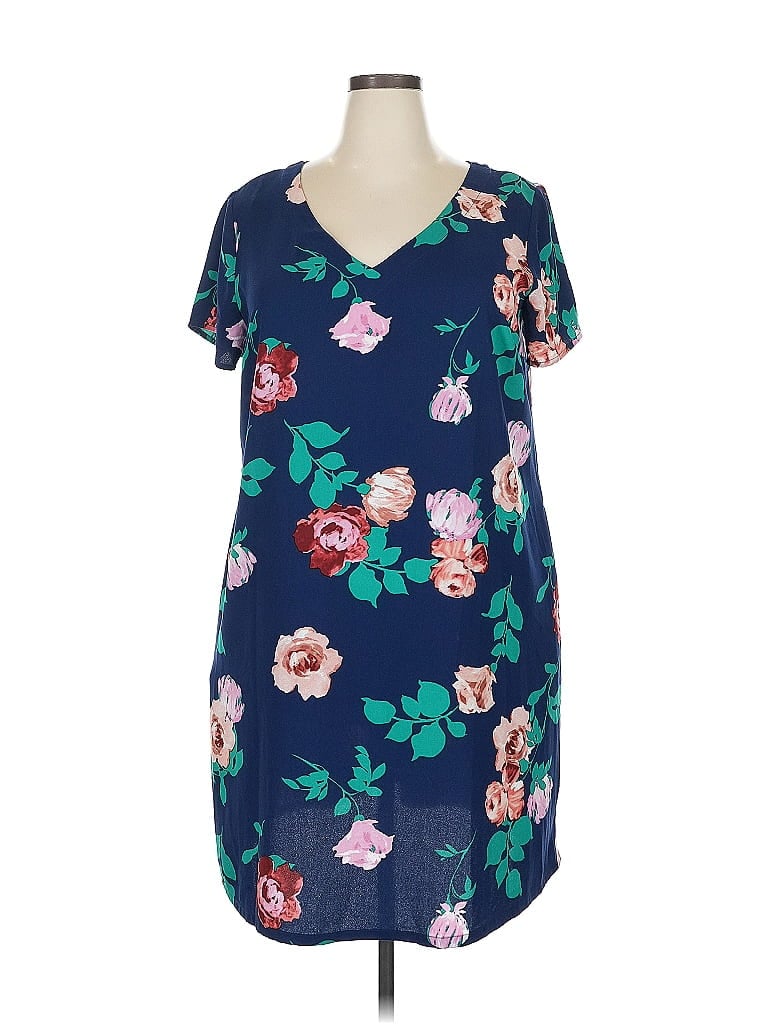 Pre-owned Apt. 9 Casual Dress In Blue