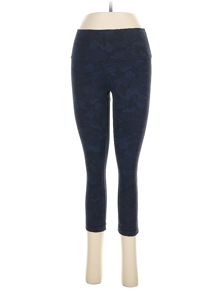 Pre-owned Lululemon Athletica Leggings In Blue