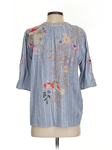 Johnny Was 3/4 Sleeve Blouse (view 2)