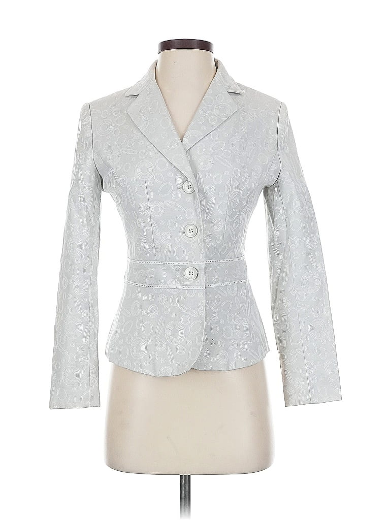 Pre-owned Assorted Brands Blazer Jacket In Gray