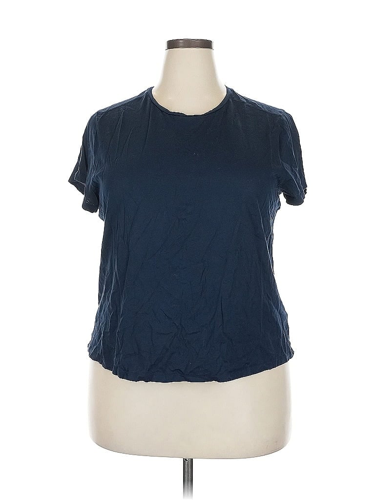 Pre-owned Banana Republic Short Sleeve T-shirt In Blue