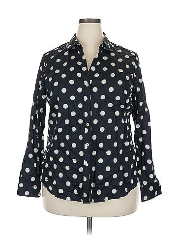 Foxcroft 3/4 Sleeve Button-Down Shirt (view 1)