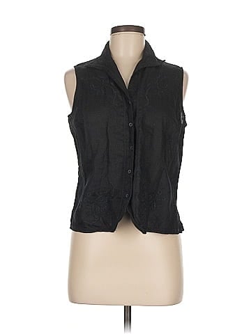 Valerie Stevens Sleeveless Button-Down Shirt (view 1)
